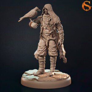 Catalogue sous licence Vampire ranger with giant raven